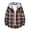 Coffee, variant on Men's Flannel Hoodie Plaid Shirt Long Sleeve Button Down Casual Shirt Jacket Lightweight Fall Shirts Hooded Jacket