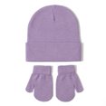 thumbnail image 4 of CHUOU Toddler Girls Boys Winter Hats Boys Soft Baby Caps Kids Knit Winter Hats With Glvoes, 4 of 4