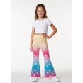 thumbnail image 4 of Girls Flare Pants, Girls Flared Bell Bottom Pants, Wide Leg Casual Trousers for Girls Ages 3-13Y, Comfortable All Season Girls Pants, 4 of 6