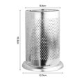thumbnail image 3 of Soporte para palillos de acero inoxidable con agujeros densos, soporte para palillos para niños, soporte para almacenamiento de palillos combinados, soporte para palillos, estante para cocina y, 3 of 3
