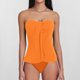 thumbnail image 2 of MKLEKYY Trajes De Baño Mujer 2 Piezas Women Bikini Set Leaf Printed Sleeveless Two Piece Beach Wear Hot Sexy Swimwears Tankinis Set, 2 of 4