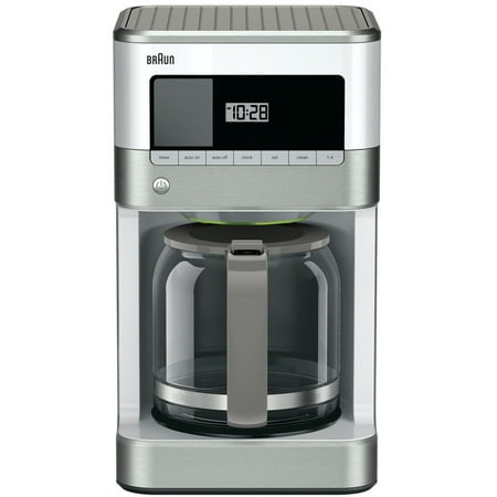 Braun BrewSense 12-Cup Drip Coffee Maker, White (Best Tasting Drip Coffee Maker)