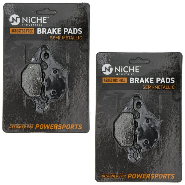 Niche Front Brake Pad Set for Suzuki RM85L Semi-Metallic Motorycle 2 Pack 519-KPA2436D