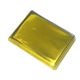 thumbnail image 1 of 1 Uds. Manta térmica de emergencia manta de supervivencia impermeable al aire libre papel de aluminio espacio cálido cortina de rescate de emergencia manta militar nuevo dorado 210*160cm, 1 of 5