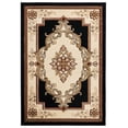 thumbnail image 3 of United Weavers Drachma Patras Traditional Medallion Runner Rug, Black, 2'7" x 7'4", 3 of 5
