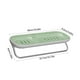 thumbnail image 4 of Xihbxyly Jabonera de Doble Compartimento, Soporte de Baño Abs, Fácil Instalación, Diseño Higiénico, Elegante Organizador Gris/Verde, Ideal para Baño y Cocina, Una Alternativa Económica., 4 of 7