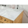 thumbnail image 4 of 60 inch single bathroom vanity in natural wood, 4 of 8