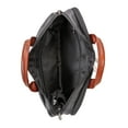 thumbnail image 5 of SOUTHPORT | 17” Leather Two-Tone Laptop Briefcase, 5 of 10