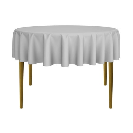 

Round Tablecloth Polyester Fabric Table Cover Wedding Banquet Party