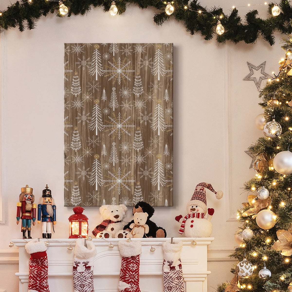 Barnwood Wonderland Collection E- Gallery Wrapped Canvas