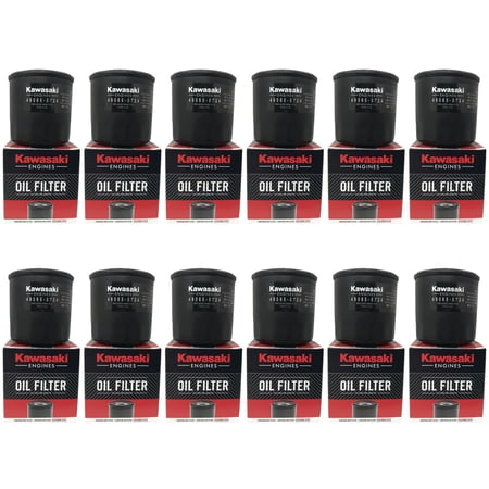 12 Pack OEM Kawasaki Oil Filter 49065-0734 (replaces 49065-7010 / 49065-0724)