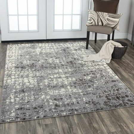 Williston Forge Barger Gray White Area Rug Williston Forge Barger Gray White Area Rug