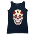 thumbnail image 5 of Kansas City Sugar Skull Women's Tank Top KC Die-Hard Football Fan Tailgating, 5 of 7