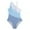 Blue, variant on Uaswgudfs Womens One-Shoulder Swimsuit with Diagonal Strap & Color-Blocked Design - Quick-Dry Swimwear for Active Beach/Pool Days Blue L