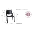thumbnail image 5 of Silla de Oficina Ergonómica Offiho con Descansabrazos Estructura de Acero, 5 of 5