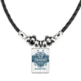 thumbnail image 1 of reina lechuza bosque collar a mano colgante de cuerda de cuero Unbranded M, 1 of 3