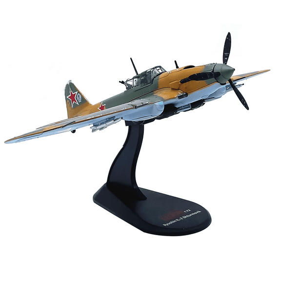 High Simulation 1:72 Alloy Soviet Il-2 Fighter Model Toy for Aviation Collectors Enthusiasts