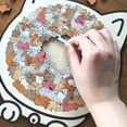 thumbnail image 3 of 135-Piece Morandi-Colored Cat Shaped Wooden Jigsaw Puzzle, Detailed Cat-Themed Pieces, Challenging Irregular Jigsaw with Frame, for Cats Lovers or Puzzle Fans, 3 of 8