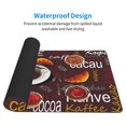 thumbnail image 4 of Bingfone A Cup Of Black Coffee On A Saucer Large Gaming Mouse Pad,Extended Desk Mousepad With Stitched Edges,Non-Slip Base,Water Resist Keyboard Pad For Gamer, Office & Home, 29.5 X 16 In, 4 of 9