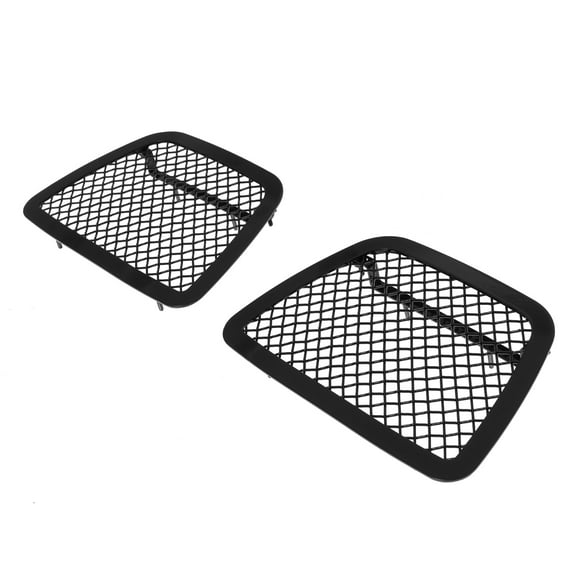 APS Compatible with Chevy Avalanche Suburban Tahoe 2007-2014 Tow Hook Stainless Steel Black Mesh Front Grill Grille Insert C76467H
