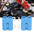 thumbnail image 4 of Battery Connector, Silver-Plated Contacts Long Service Life Lightweight 2Pcs Wire Harness Plug Kit  For Forklifts For Trucks For Jumpers Blue, 4 of 8