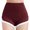 Wine, variant on Kcolen Athletic Biker Shorts for Women,Ladies Daily Casual Wear Breathable Stretch Biker Shorts Solid Color High Waist Shorts