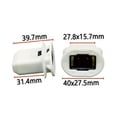 thumbnail image 4 of Lefu 2X Rear Seat Frame Cushion Pad Retaining Bracket Fits Vauxhall Insignia A & B, 4 of 6
