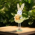 thumbnail image 6 of CoreLiving Easter Tree Hanging Ornaments Cute Flower Bunny Handmade Felt Light Color Spring Summer Party Decorations for Home Indoor, 6 of 8