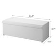 thumbnail image 7 of Yamazaki Home Bread Box - Wide, White, Steel, 32L, Supports 22 pounds, No Assembly, 7 of 7