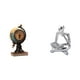 thumbnail image 1 of Figura de escritorio,Reloj de mesa con figura de globo terráqueo,decoración para oficina y hogar,Reloj de escritorio,figura decorativa,decoración para el hogar,Figura de lector, 1 of 8