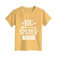 thumbnail image 2 of Toddler Girls Short Sleeve T-shirt Breathable Crew Neck Pullover Tee Tops Letter Printed Solid Color Sweatshirts, 2 of 2