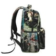 thumbnail image 3 of Suicide Squad Joker Harley Quinn Laptop Backpack Daypack Large Capacity Multipurpose Travel Bags Lightweight Satchel Rucksack, 3 of 6