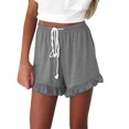 thumbnail image 2 of Seductiva Gray Summer Clothing Women's Casual Shorts Womens Lightweight Shorts Casual Baggy Trendy Short Pants Elastic Waist Drawstring Comfy Shorts, 2 of 6