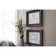 thumbnail image 2 of Rustic Farmhouse Signature Series 20" x 30" Weathered Gray Wood Picture Frame, 2 of 7
