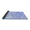 thumbnail image 2 of Ahgly Company Indoor Square Abstract Blue Contemporary Area Rugs, 5' Square, 2 of 4