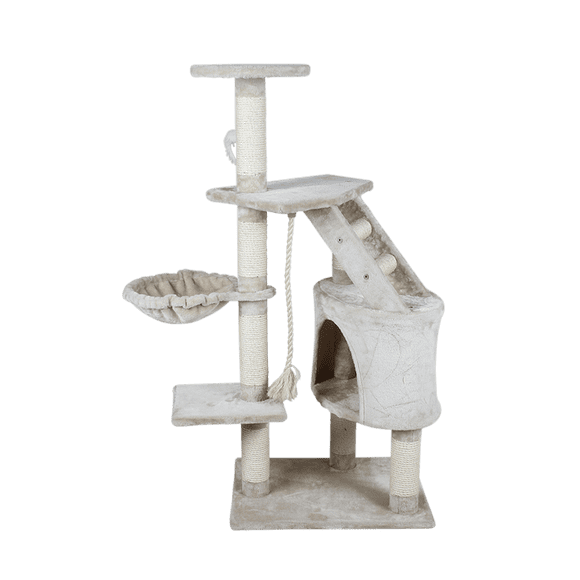 Mueble Casa Hamaca Gato Fancy Pets 120 cm Madera/Felpa