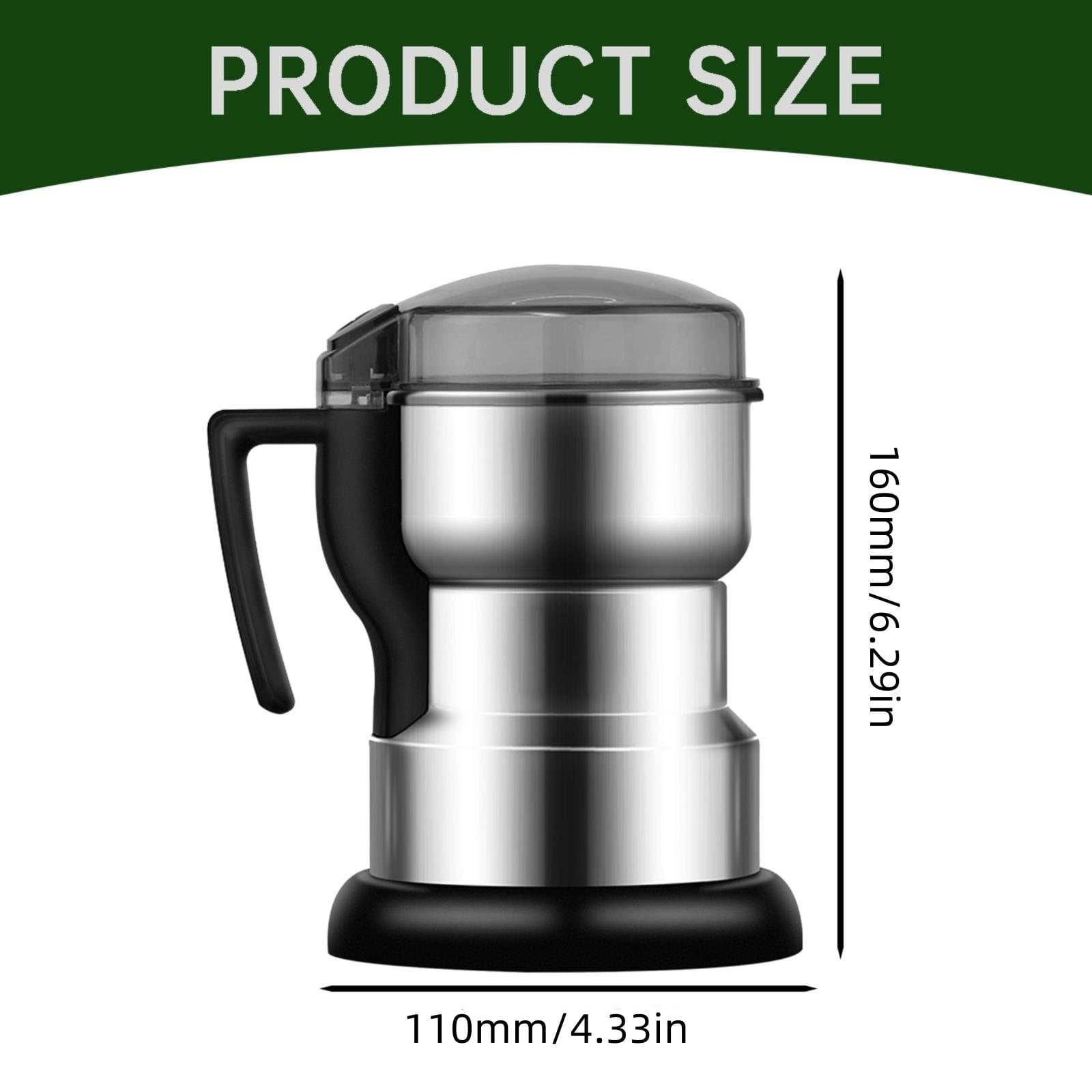 Multifunctional Machine 150W 300g Capacity Grain Coffee & Grinder Stainless Open Cover Stop Design 30s Speedy Grinding For Herbs Dry Mate,Food Blender