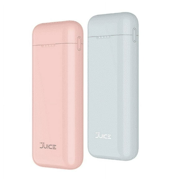 Juice TPB7200QC Tech Squared Nano Juice 10K mAh Portable Charger, w/ Qualcomm Quick Charge Assorted Colors (2pk)