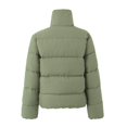 thumbnail image 5 of Winter stand up collar zipper bread jacket windproof cotton jacket warm coat for women, 5 of 5