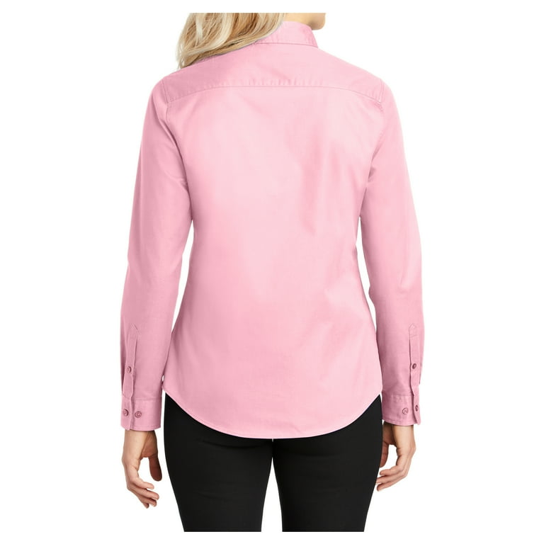Soft pink shirt womens cheap