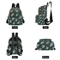 thumbnail image 4 of FORMRS Mini Backpack Purse for Women Travel Daypack Casual Shoulder Bag, Beige Leaves, 4 of 7