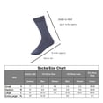 thumbnail image 5 of MANARC Men Crew Dress Socks Soft Comfortable Thin Fine Elegant Durable Breathable. 3 Pack Black, Melange Grey, Melange Blue., 5 of 5
