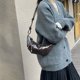 thumbnail image 3 of Crescent Tote Bag Croissant Hobo Mujer PU Al Aire Libre Gran Capacidad, 3 of 9