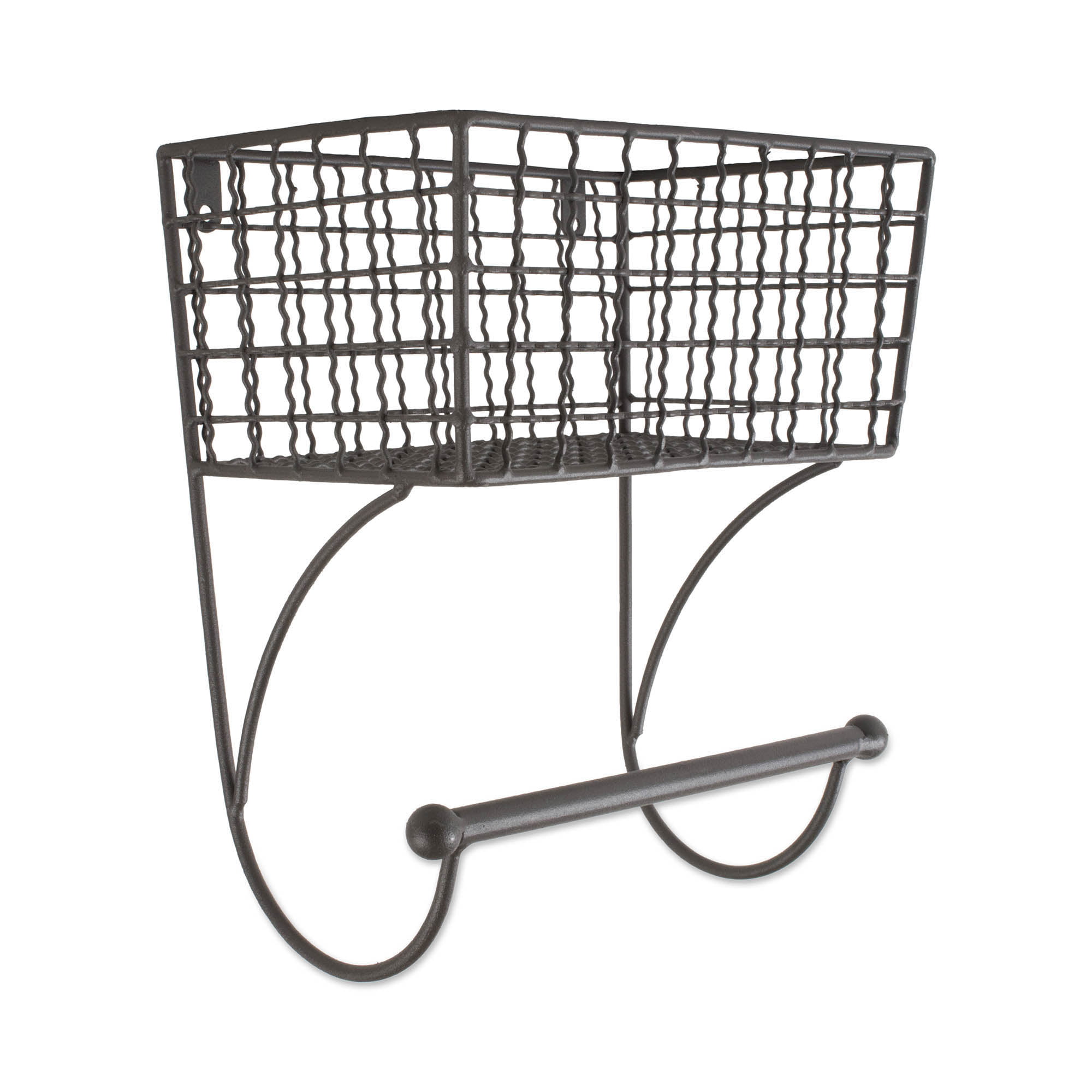 New Retro Antique Vintage Style Wire Hand Towel Holder Hanger Bar Wall Rack 