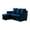 Royal Blue, variant on Bowery Hill Fabric Reversible Modular Sectional in Royal Blue for Small Spaces