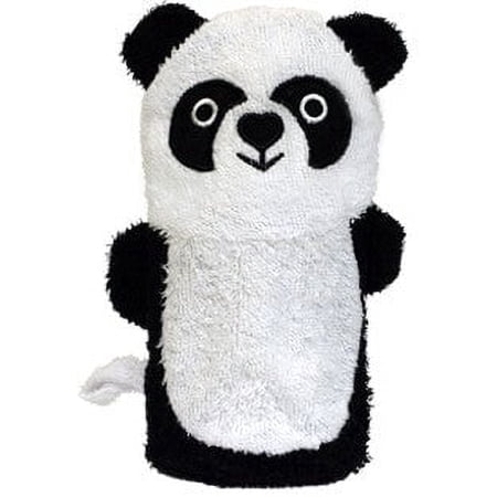 Plantlife Ramie Panda Bath Mitt – Handcrafted Scrubby with Soft Natural Fibers for Gentle Cleansing