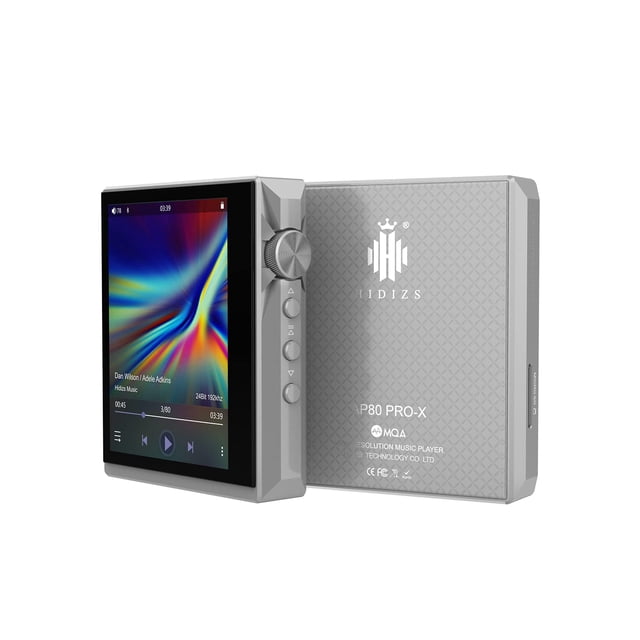 Reproductor MP3 Hidizs AP80 Pro-X Bluetooth sin pérdida de música gris