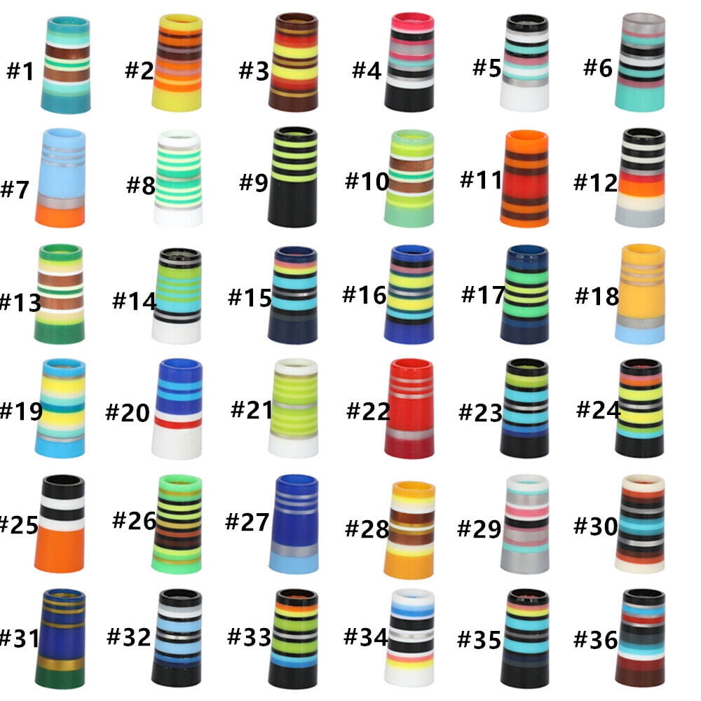 10pcs Fit Iron Wedge Golf Club Ferrule Shaft Tip.355 9*24.5*14mm 36 Color Choose