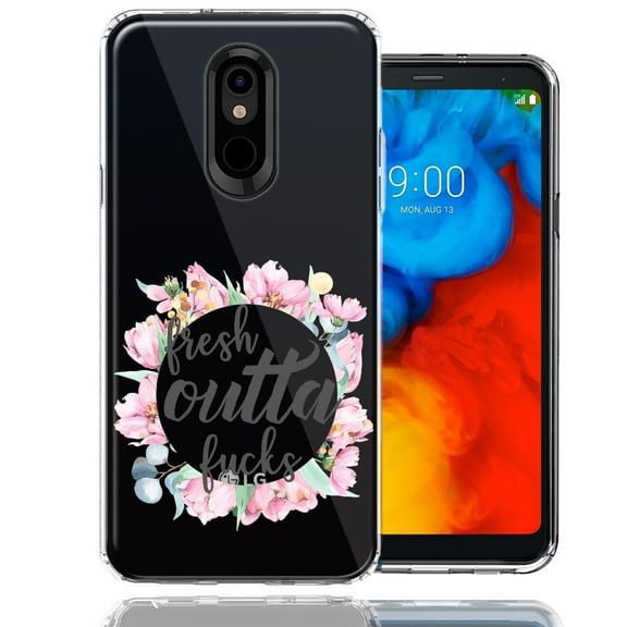 MUNDAZE For LG Aristo 4/Escape PLUS/Tribute Royal Fresh Outta Fs Design Double Layer Phone Case Cover