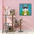 thumbnail image 3 of wall26 Framed Canvas Wall Art for Living Room, Bedroom Whimsical Animal Illustration IX Canvas Prints for Home Decoration Ready to Hang - 16x16 inches, 3 of 4
